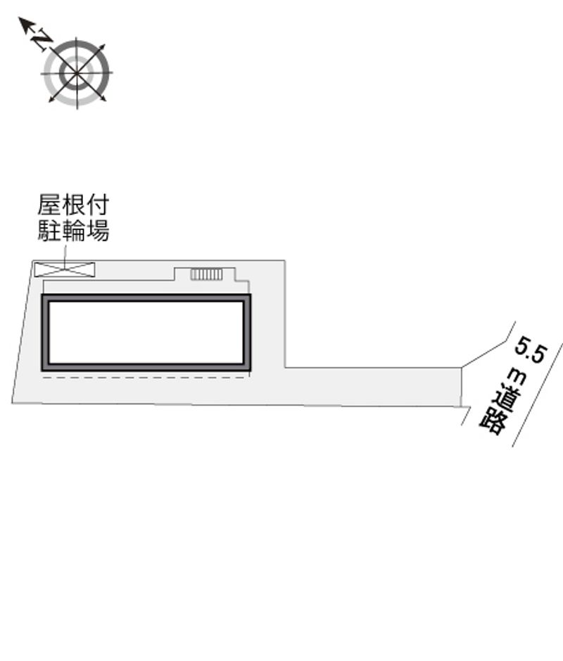 レオパレスＪＨＫ戸田 配置図