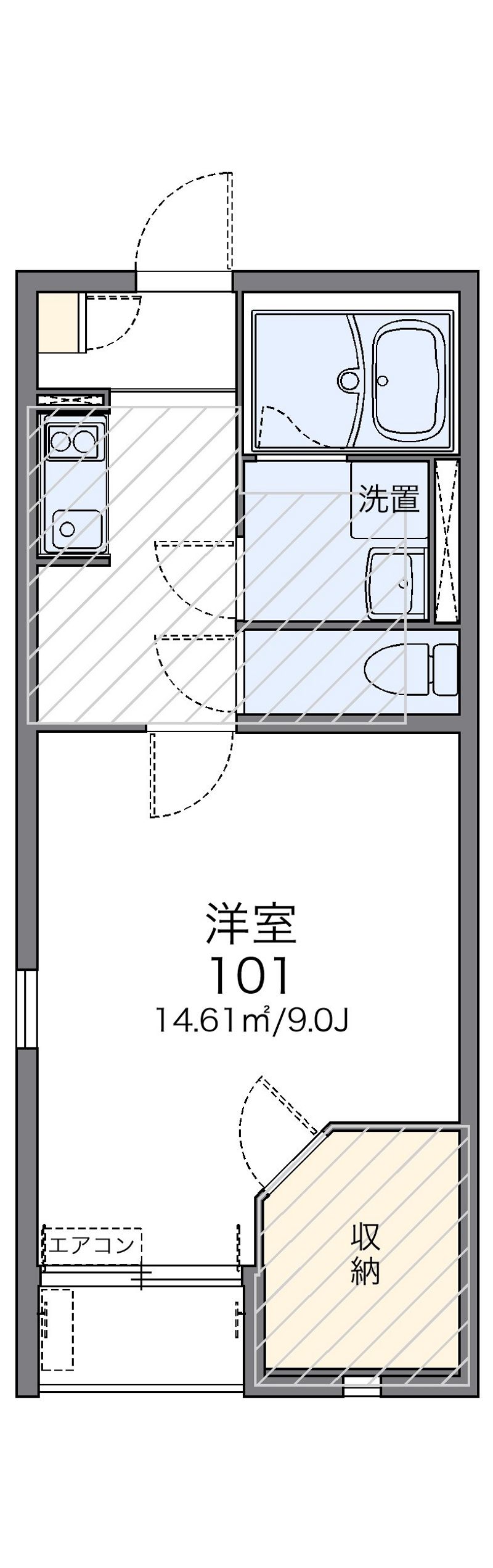 レオネクスト長尾元町Ⅲ 間取図