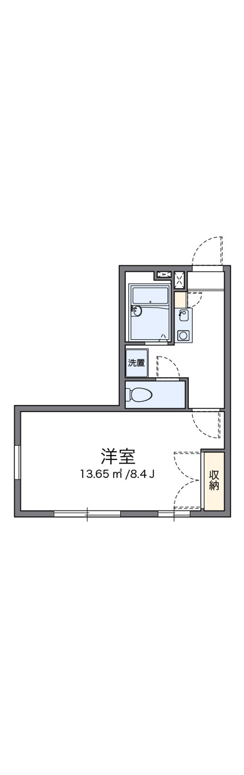 レオパレスブリストル北安東 間取り