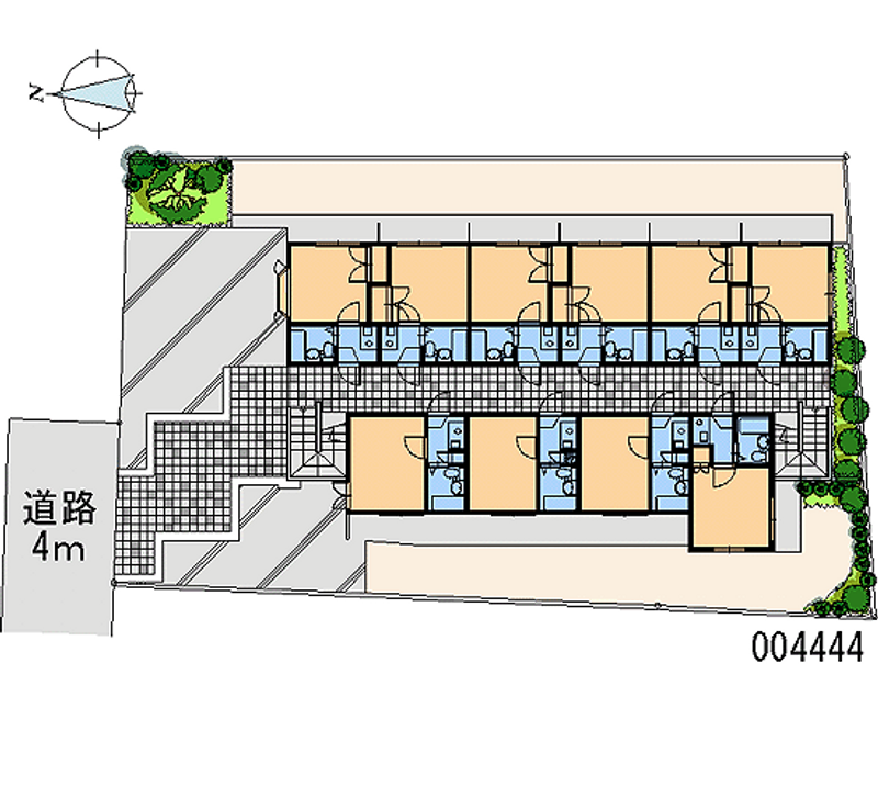 レオパレス上北沢 区画図
