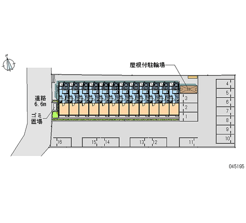 45195 bãi đậu xe hàng tháng