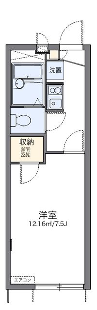 レオパレス東合川Ⅱ 間取り図