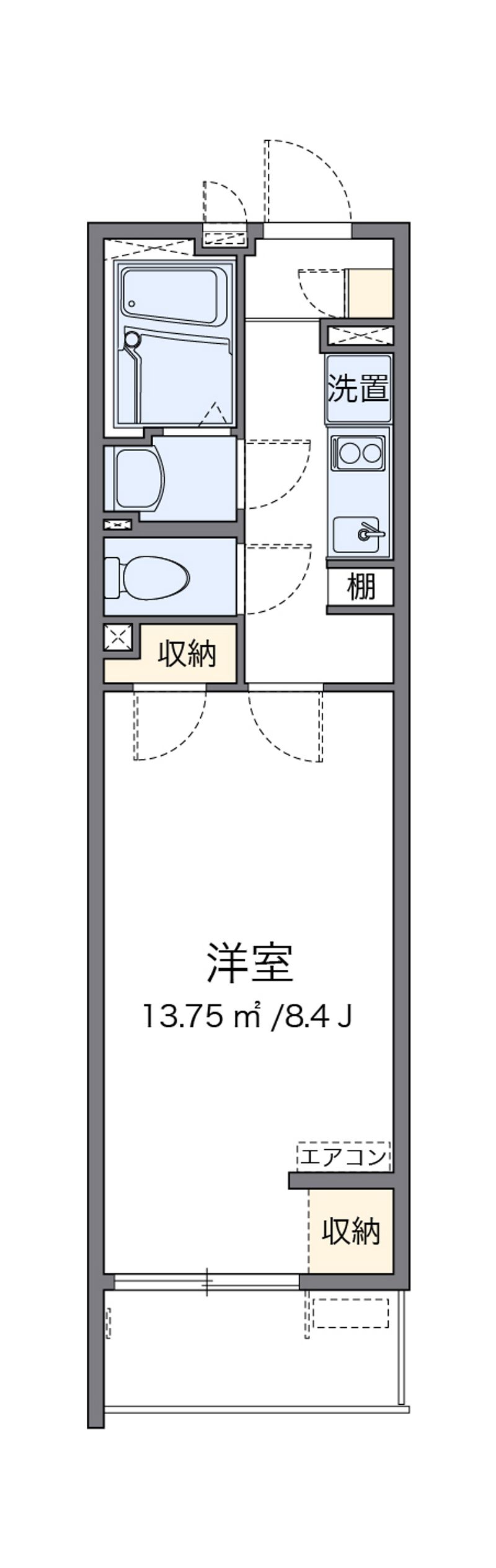 クレイノＲｉｖｅｒ　ｃｉｔｙ 間取図