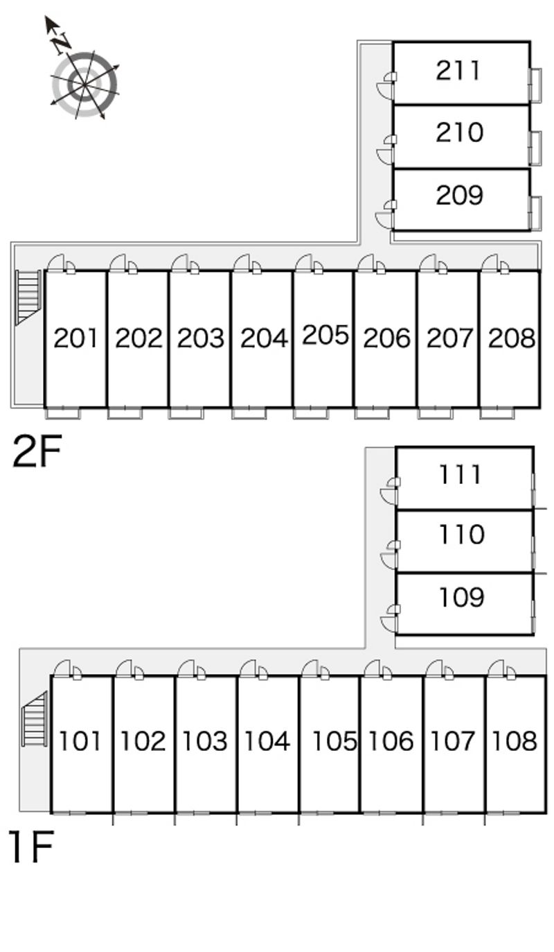 レオパレスクエスト 間取配置図