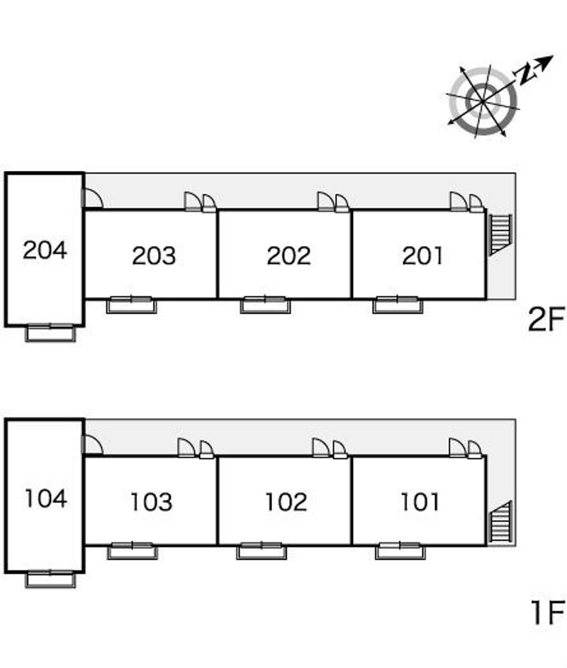 レオパレスｍｏｎ 間取配置図