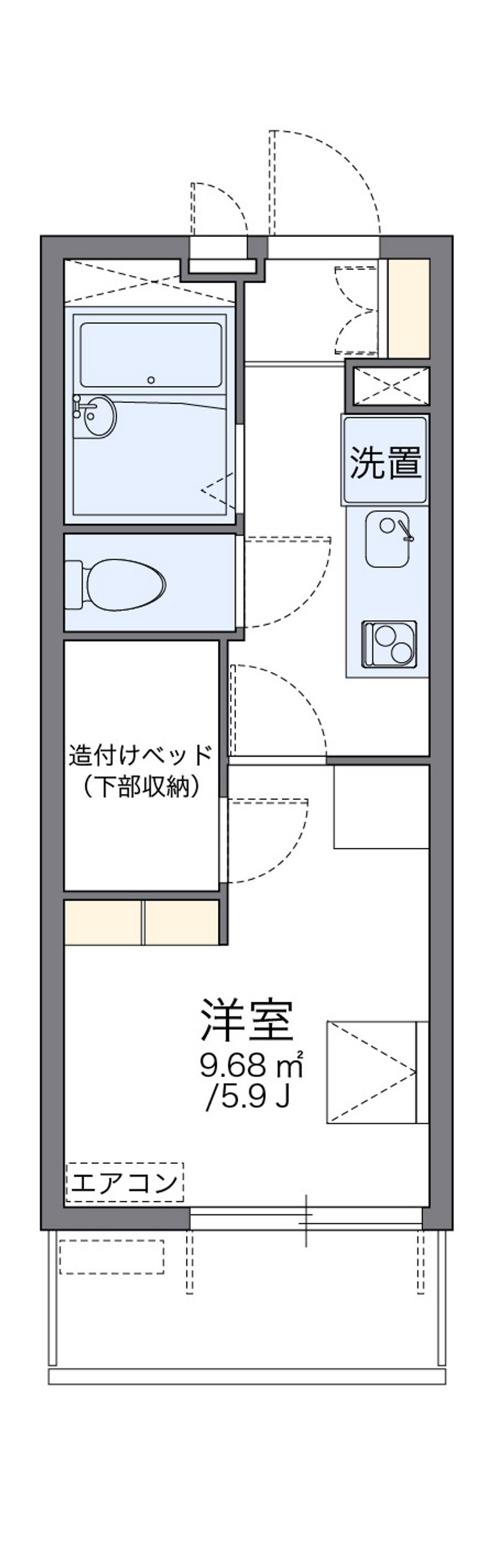 レオパレスＷＡＯ　ＷＡＯ 間取図