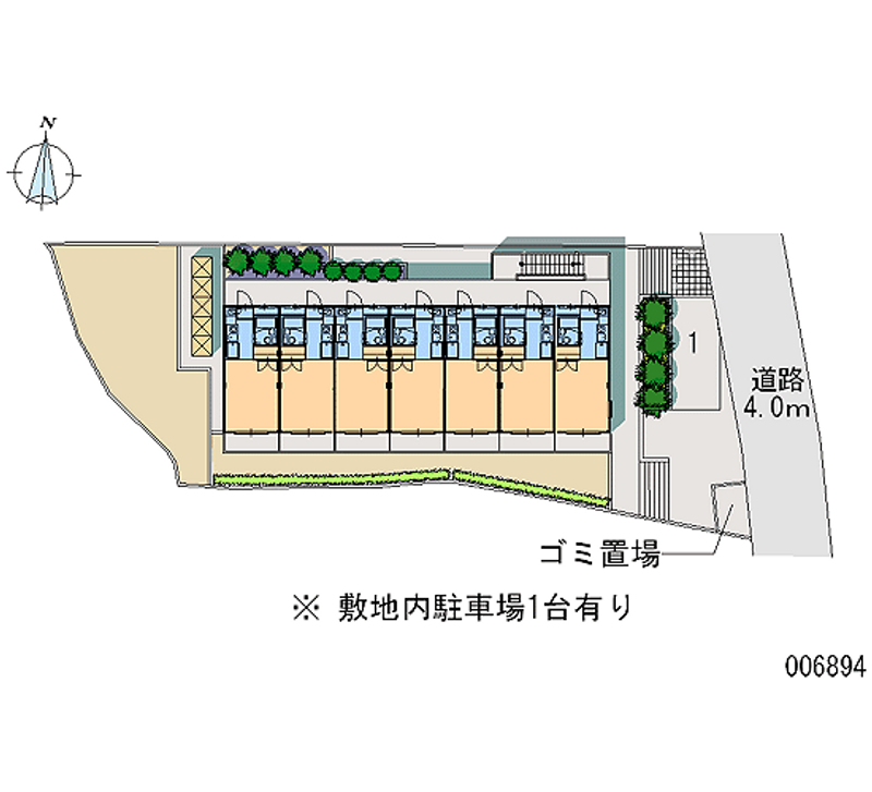 レオパレス新宿 区画図