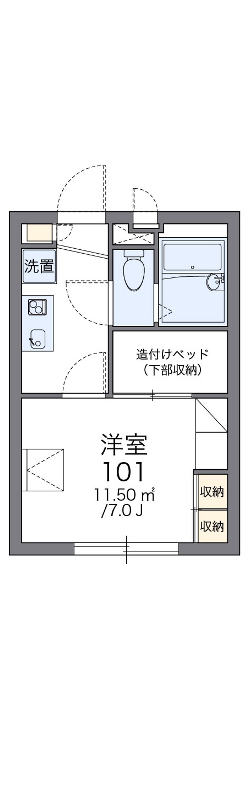 レオパレスＫＩ 間取図
