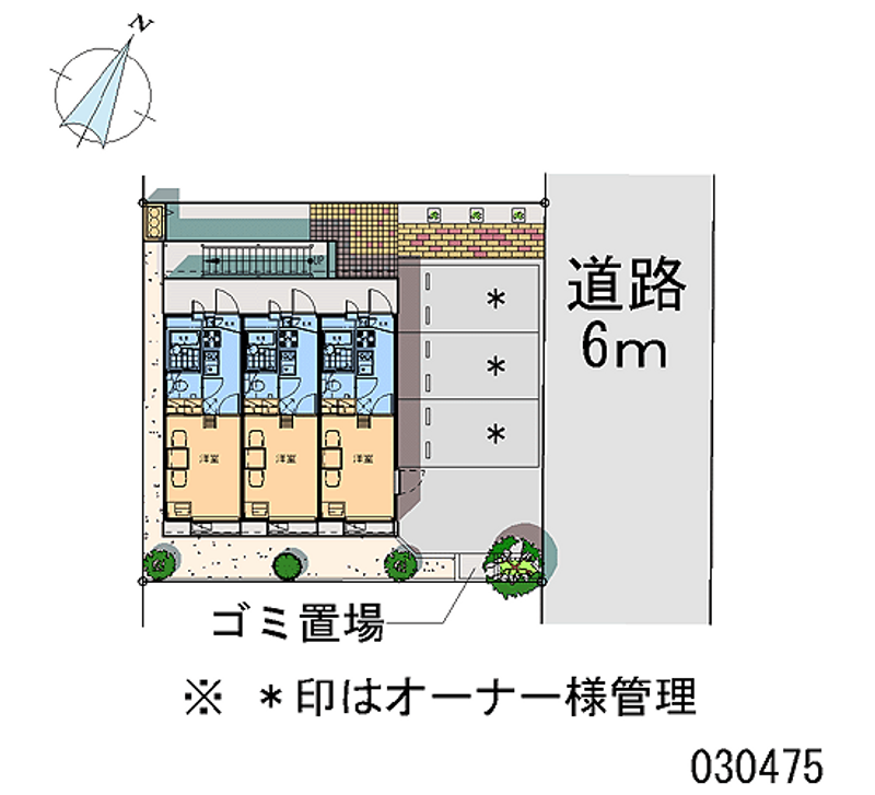 レオパレスＳＵＮ 区画図