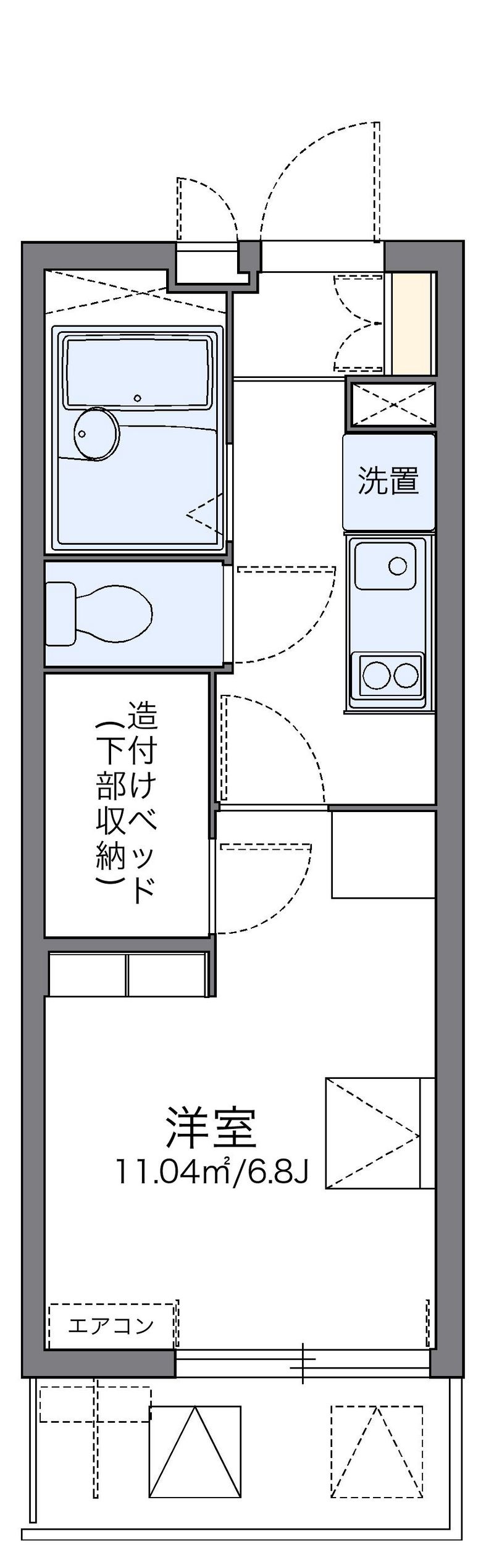 leopalace Hiroshiratake Sơ đồ nhà
