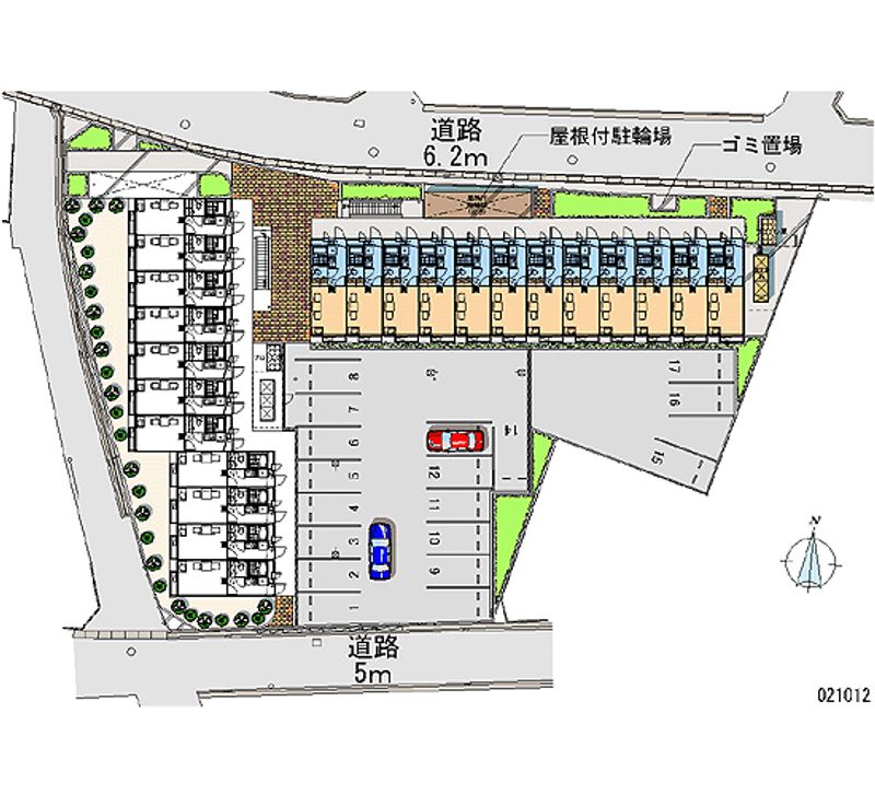 21012 Monthly parking lot