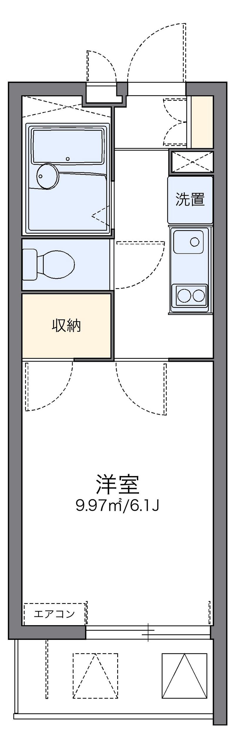 レオパレスＫＴ今池 間取図