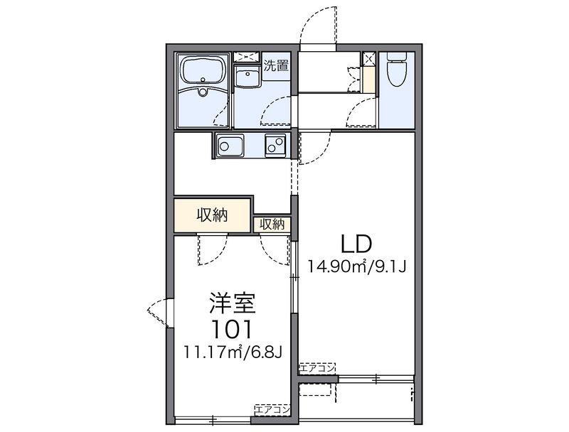 レオネクストトレランスⅡ 間取図