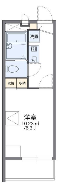 レオパレス北小岩 間取り図