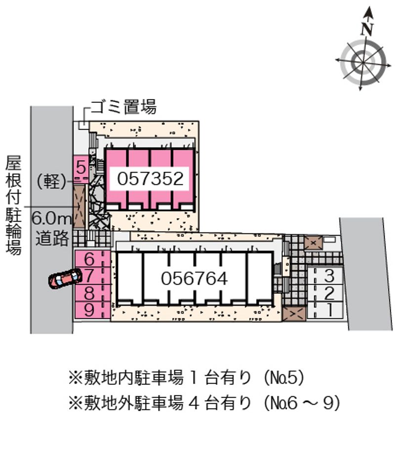 クレイノＳＵＮ　ＧＲＡＣＥ 配置図