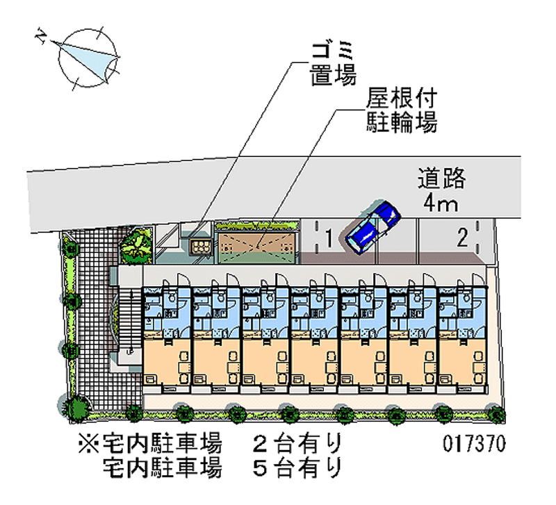 レオパレスあずま 月極駐車場