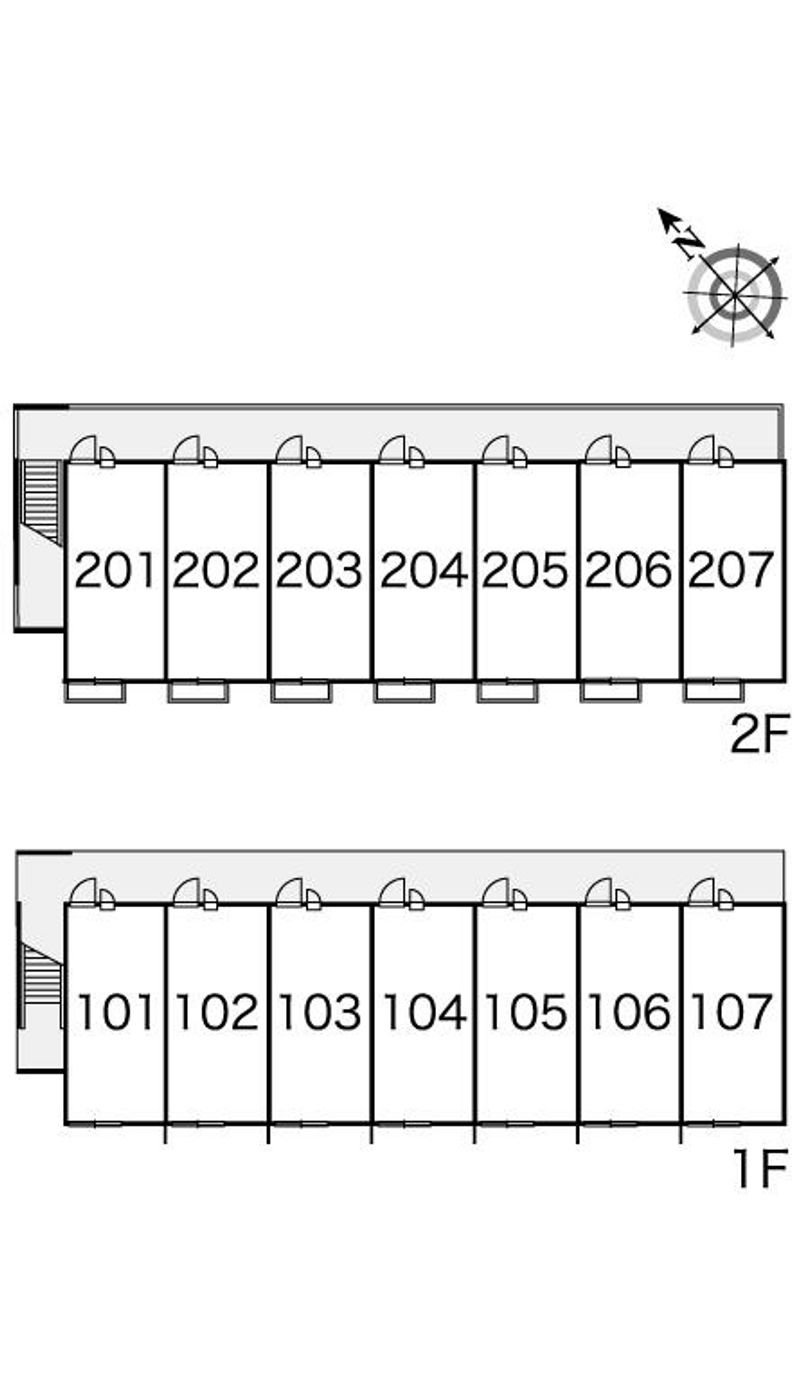 レオパレスノーヴァ 間取り配置図