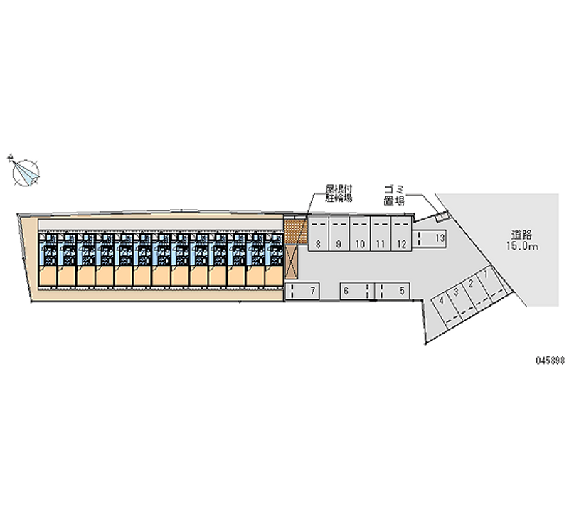 45898 bãi đậu xe hàng tháng