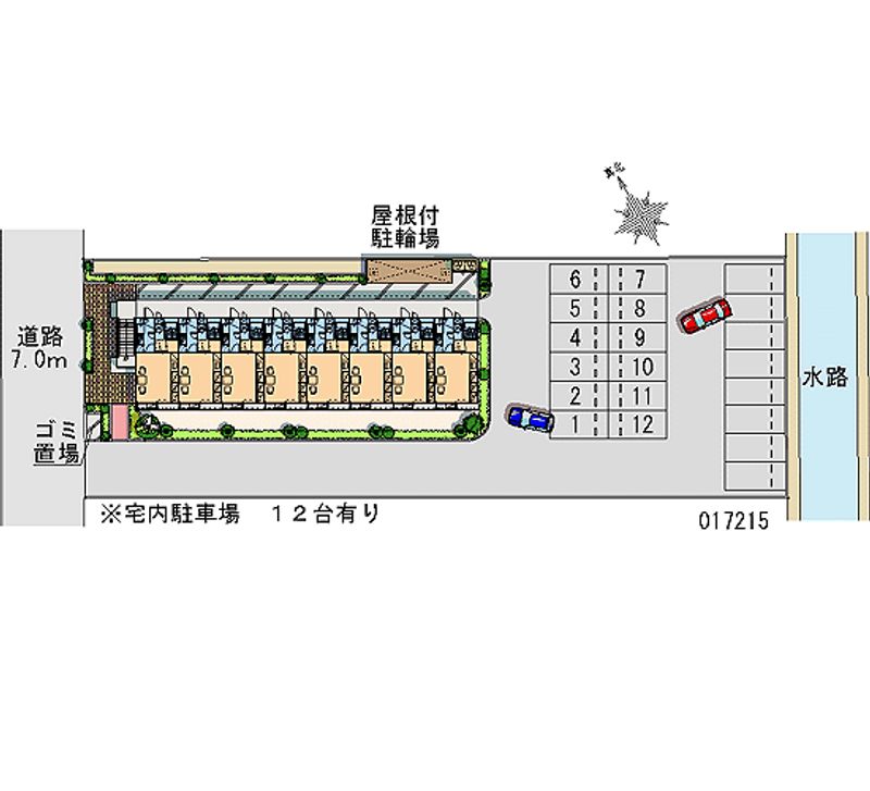 17215月租停车场