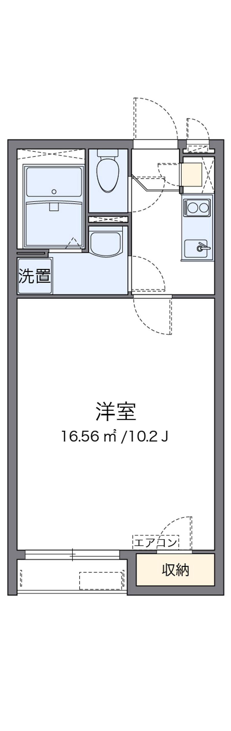 クレイノニジ 間取図