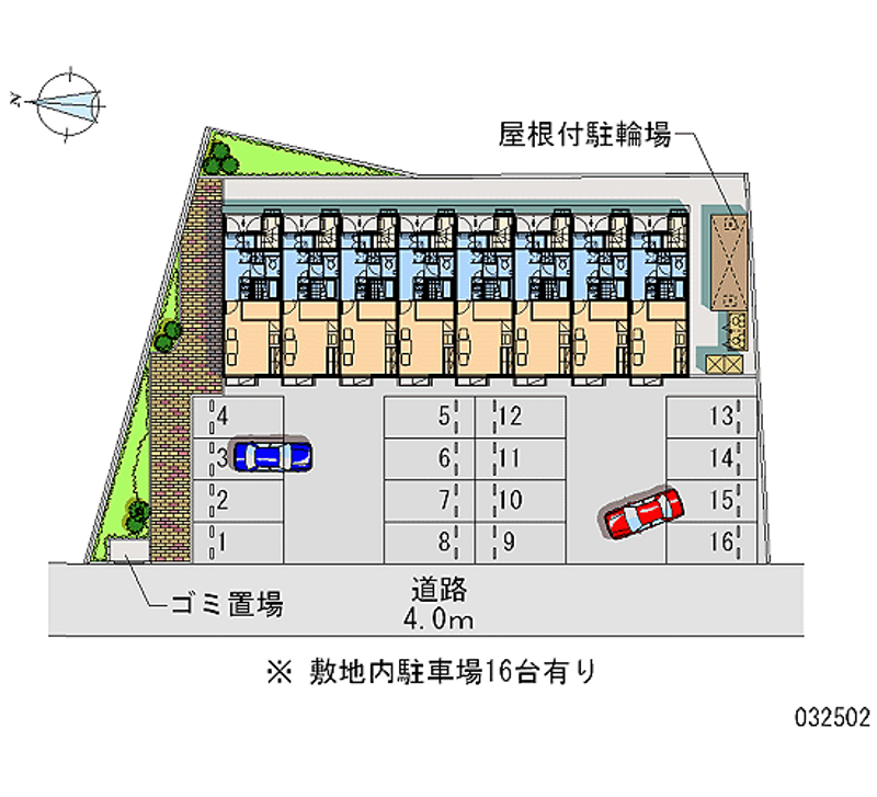 32502月租停车场