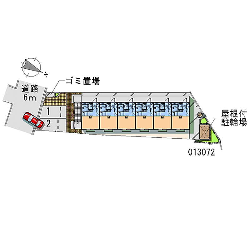 レオパレスきらら 区画図