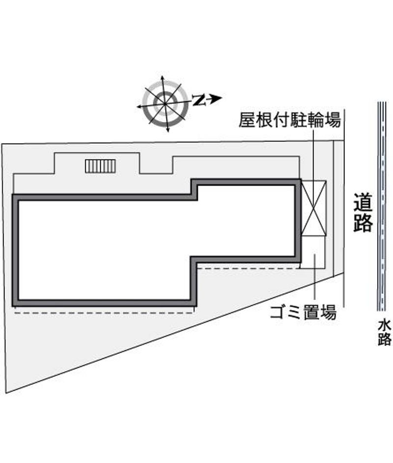 レオパレス大園Ⅱ 配置図