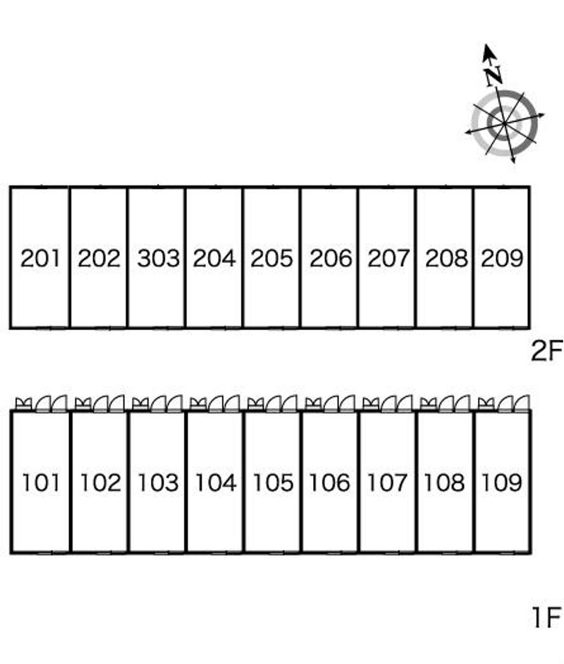レオパレスＴＯＰＡＺ 間取配置図
