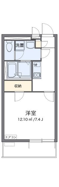 クレイノＴＡＴＥＩＳＨＩ 間取り図