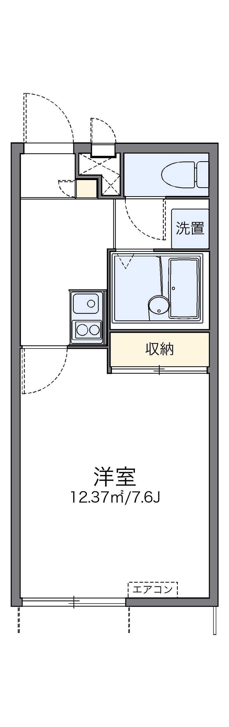 レオパレス新家Ⅱ 間取図