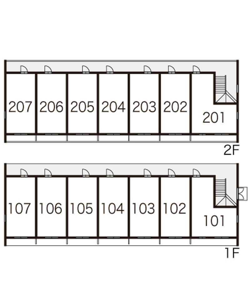 レオパレスＳＵＮＴＲＡＰ 間取配置図