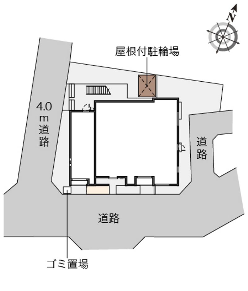 クレイノＯＳＭＡＮＴＨＵＳ 配置図