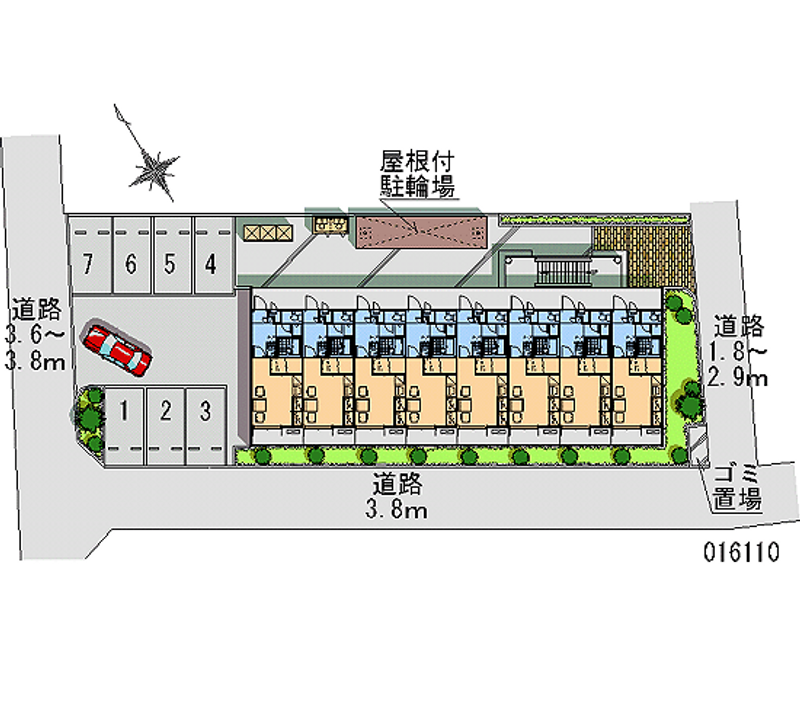 16110月租停车场