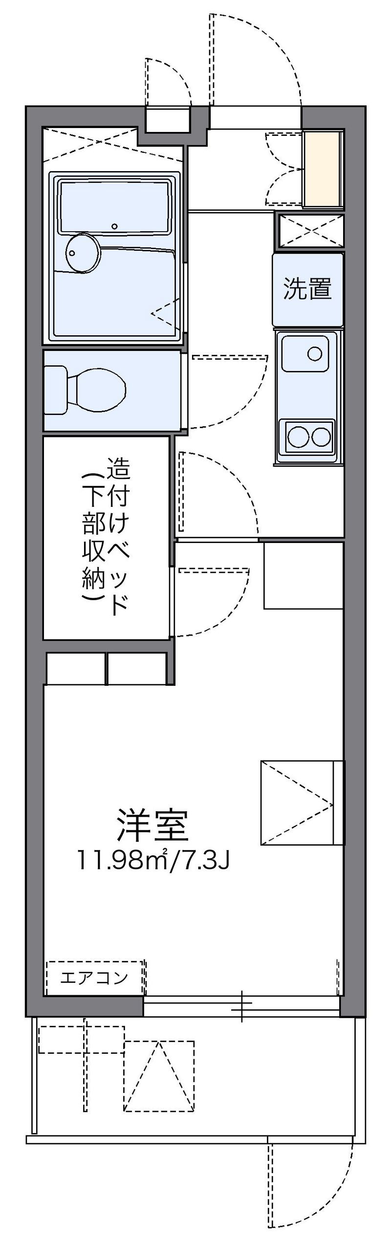 leopalace Edel Hishiyanishi Floor plan