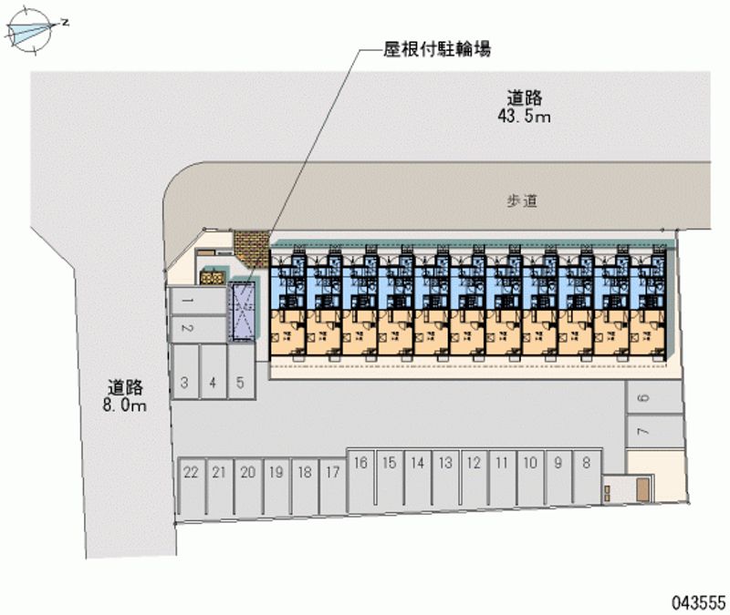 43555 bãi đậu xe hàng tháng