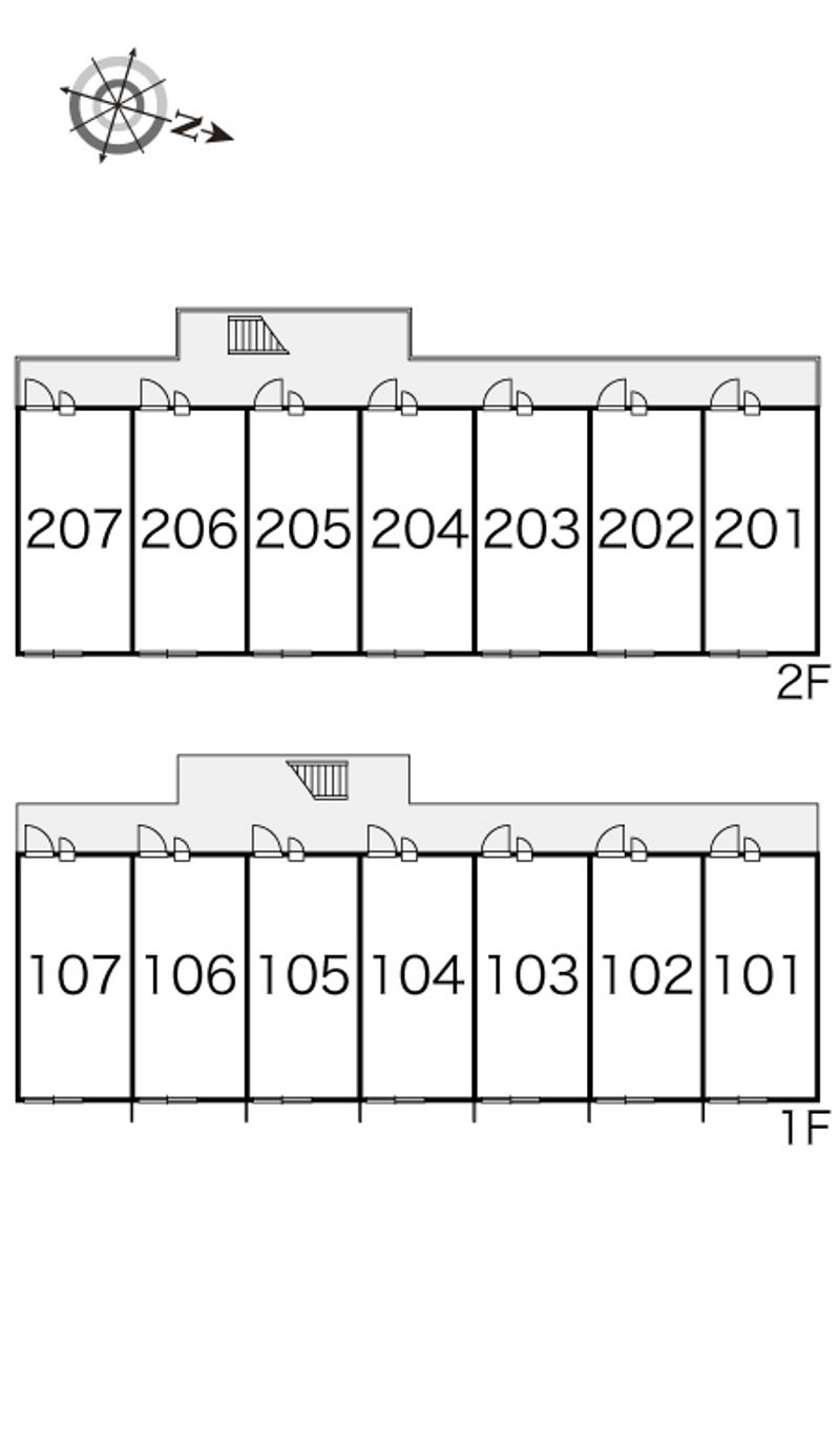 レオパレスクルトゥールＴＭ 間取配置図