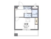 レオパレスアストラーレ茶屋町東 間取り図