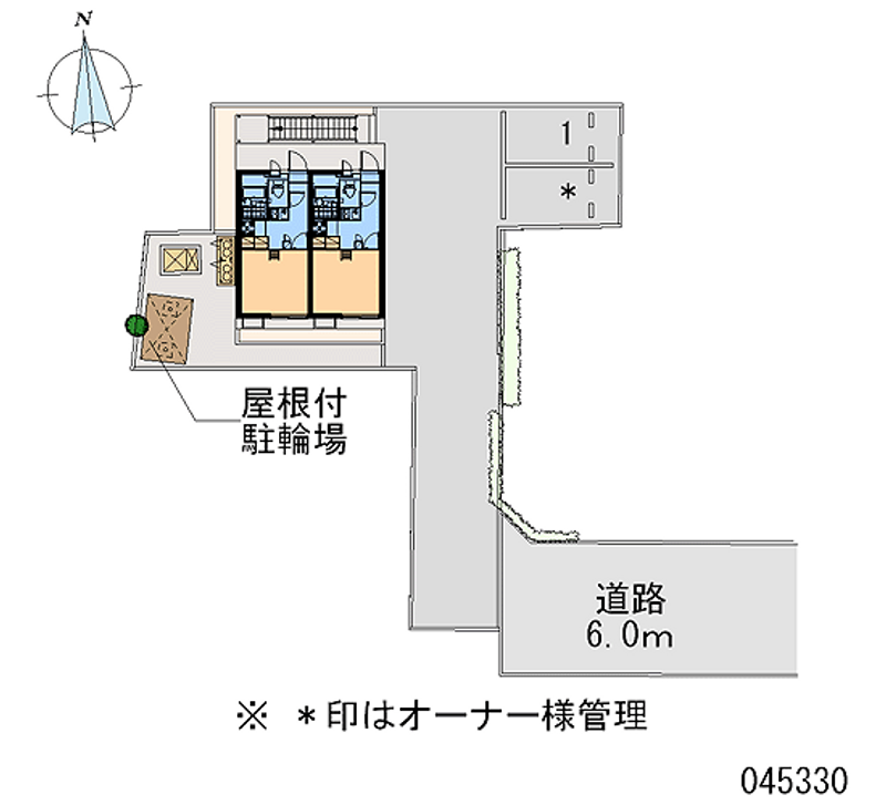 レオパレスつばさ 区画図