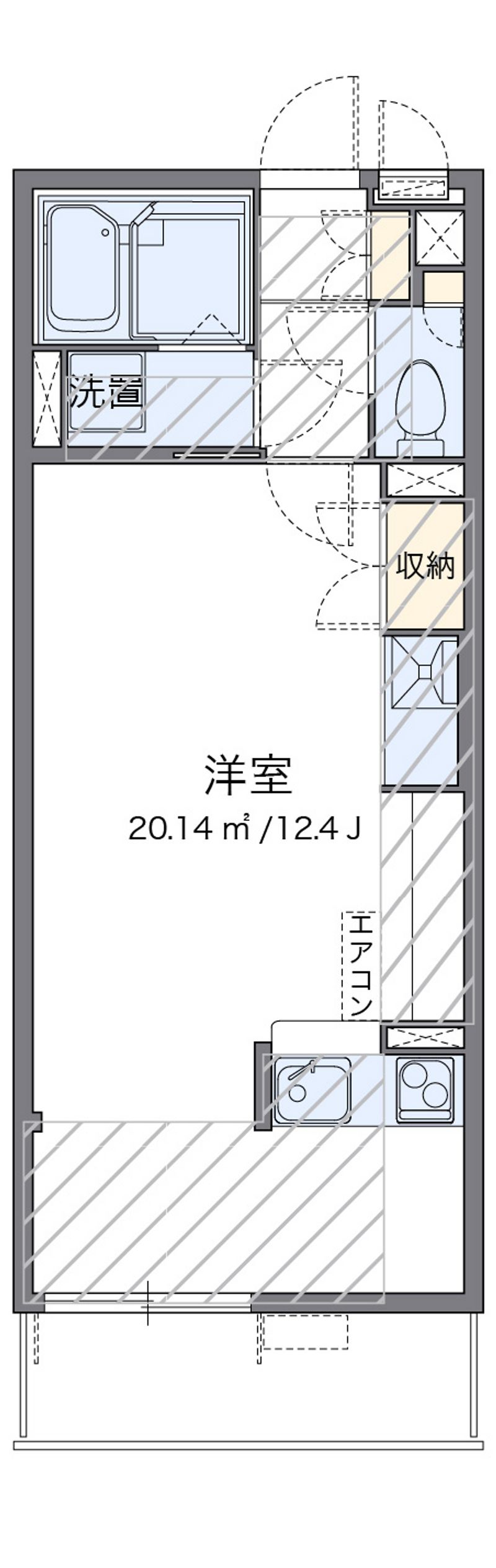 レオネクストマメゾン吹上富士見 間取図