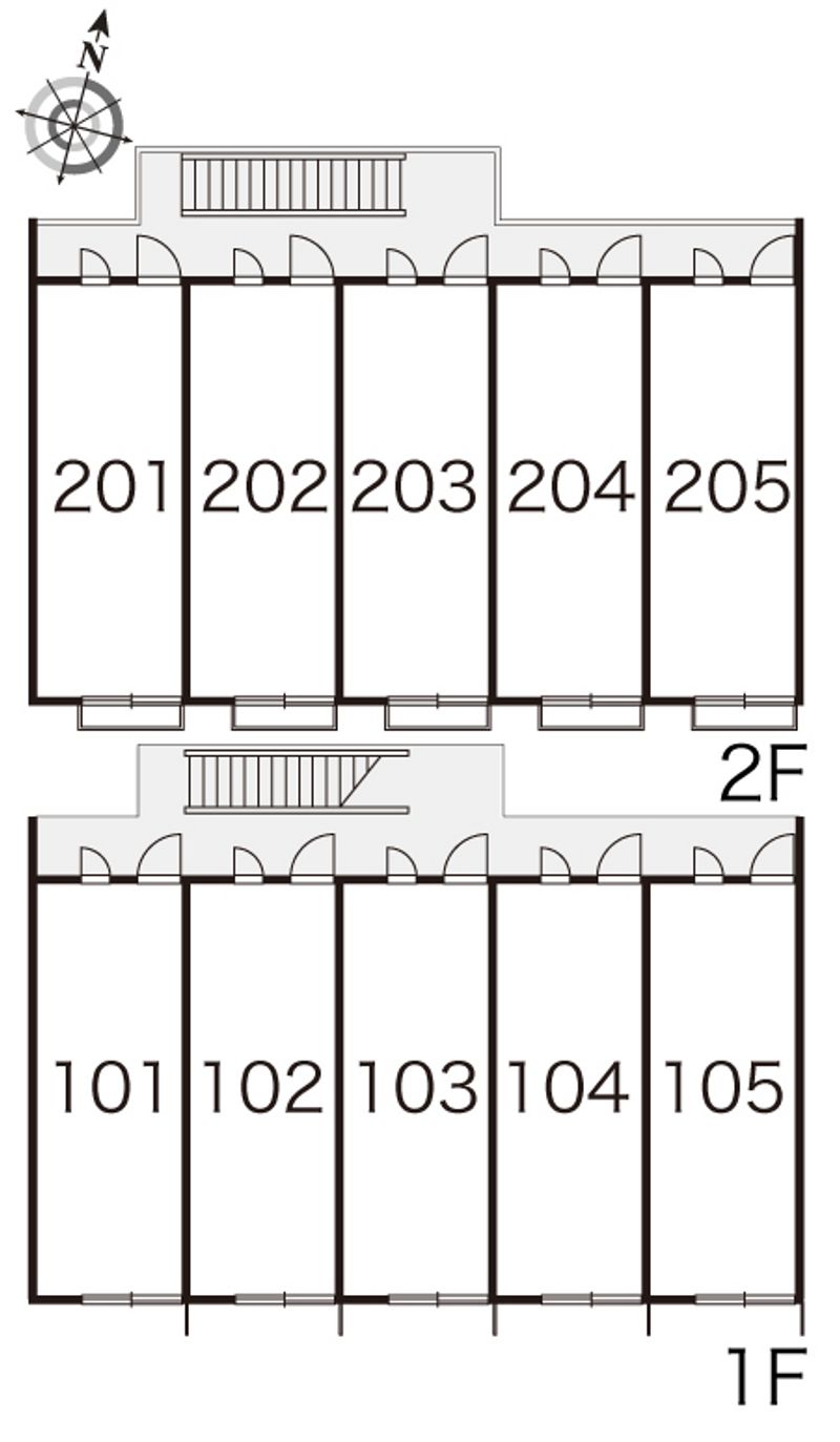 レオパレス五反田 間取り配置図