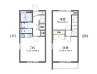 レオパレスエルムウッド 間取り図