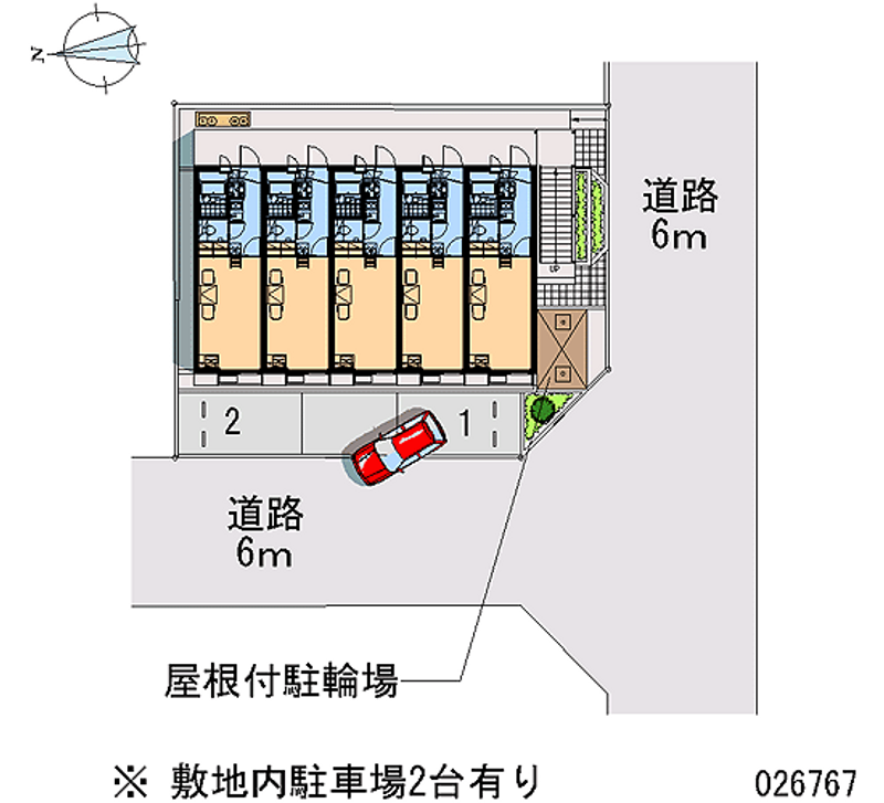 レオパレス三田ウチダ４号館 月極駐車場