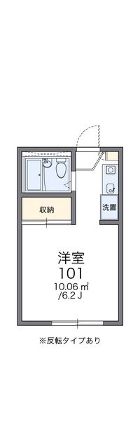 レオパレスＳｏｕｔｈＲｉｖｅｒⅡ 間取り図