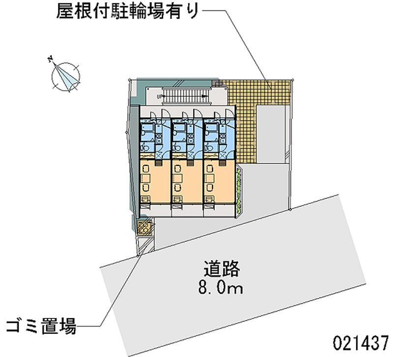 レオパレスベイリーフ 区画図