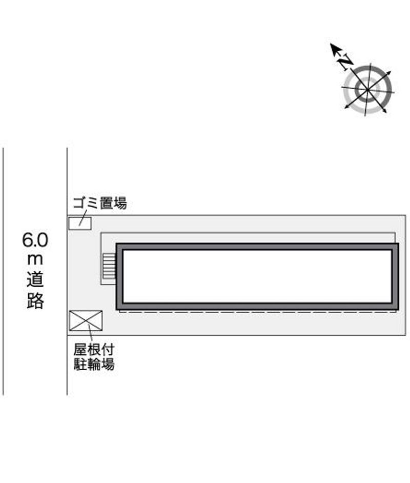レオパレスクレール庚午 配置図