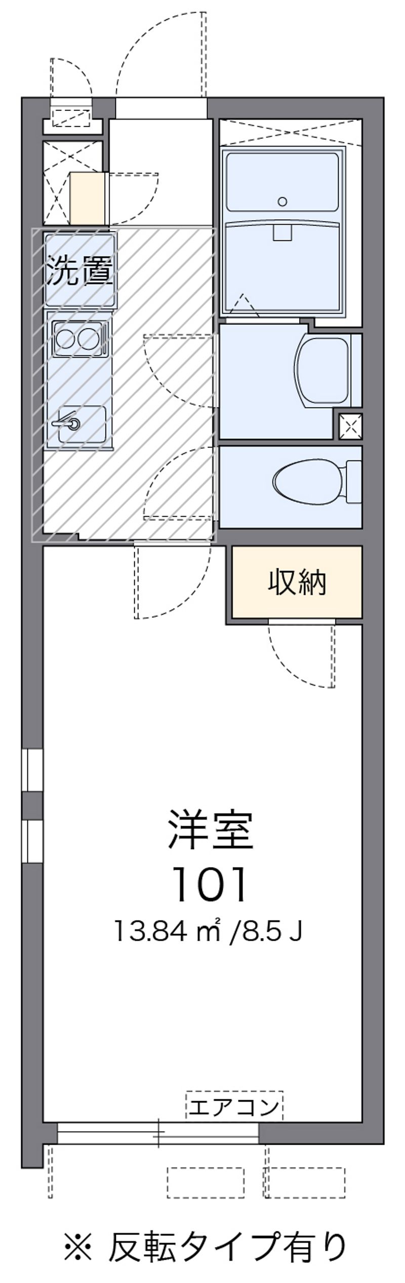 クレイノＰＯＣＫＥＴ　ＰＡＲＫ 間取図