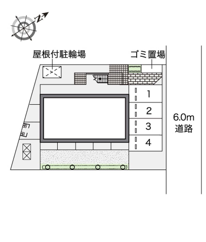 レオパレス久後崎 配置図