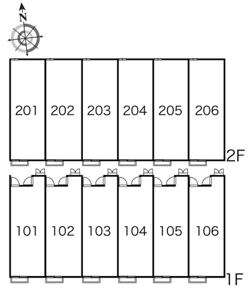 レオパレスエテルナ 間取配置図