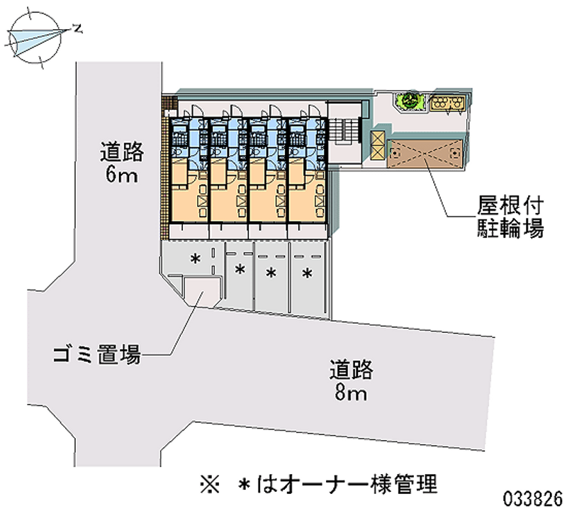 レオパレス橘 区画図