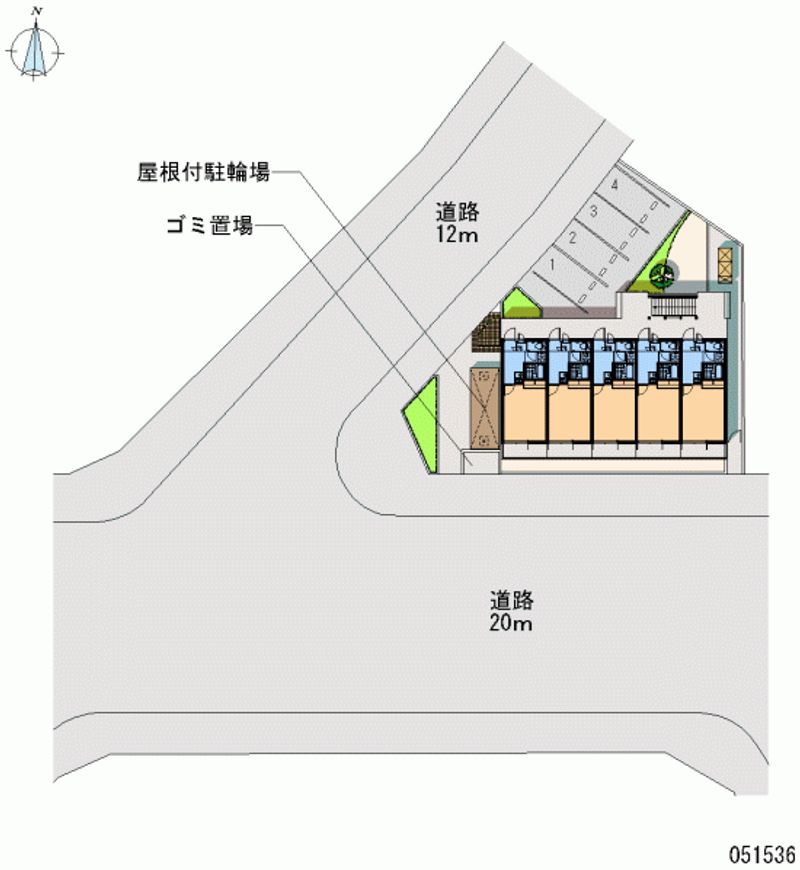 レオパレスグランディールＫ 月極駐車場